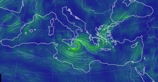 Le Mappe Per Seguire Il Ciclone Mediterraneo Apollo Verso La Sicilia ...